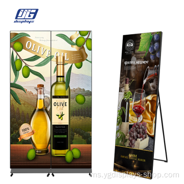 paparan dipimpin P3 LED Banner Stand LED Banner